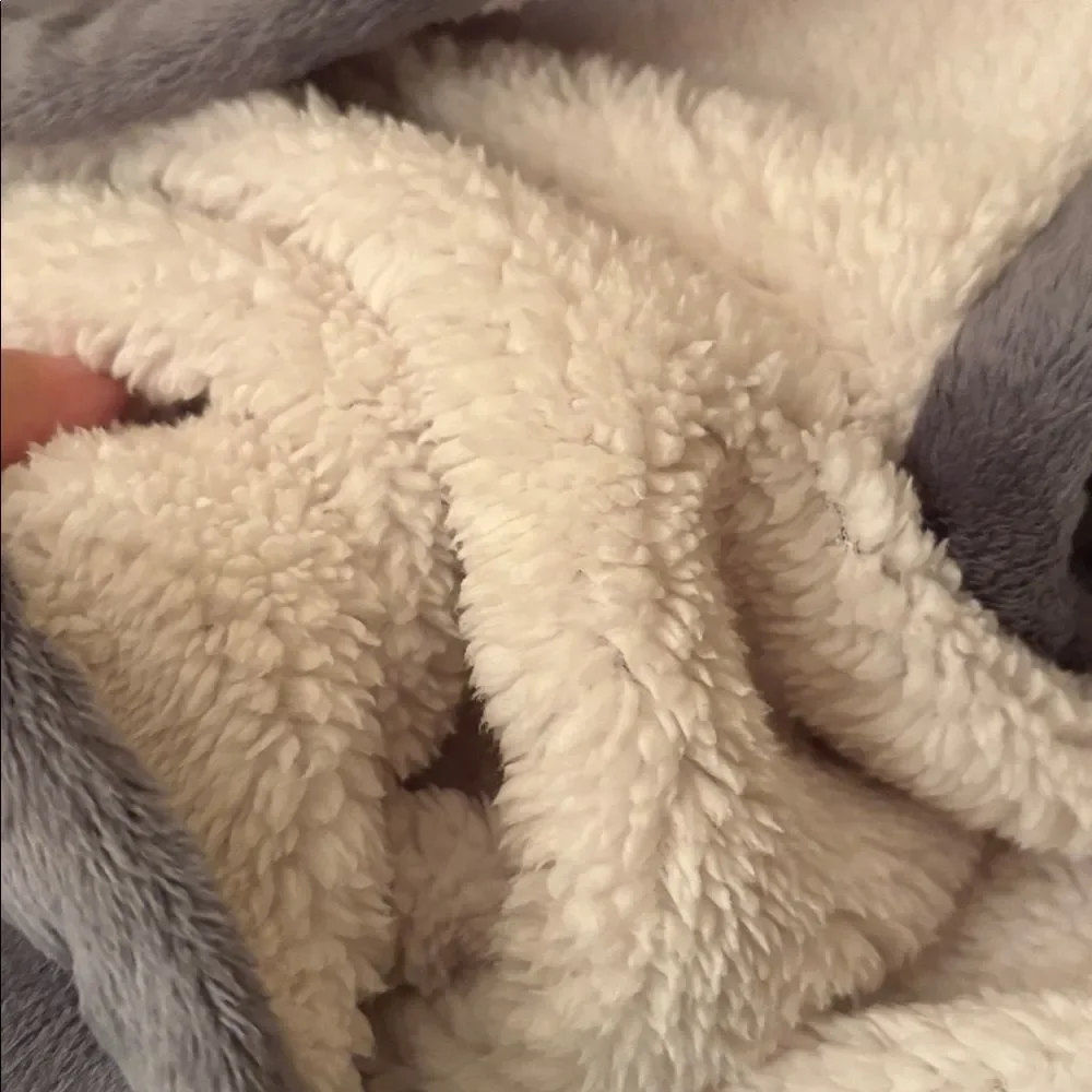 Land's End Delux Mink Sherpa Throw 50x70